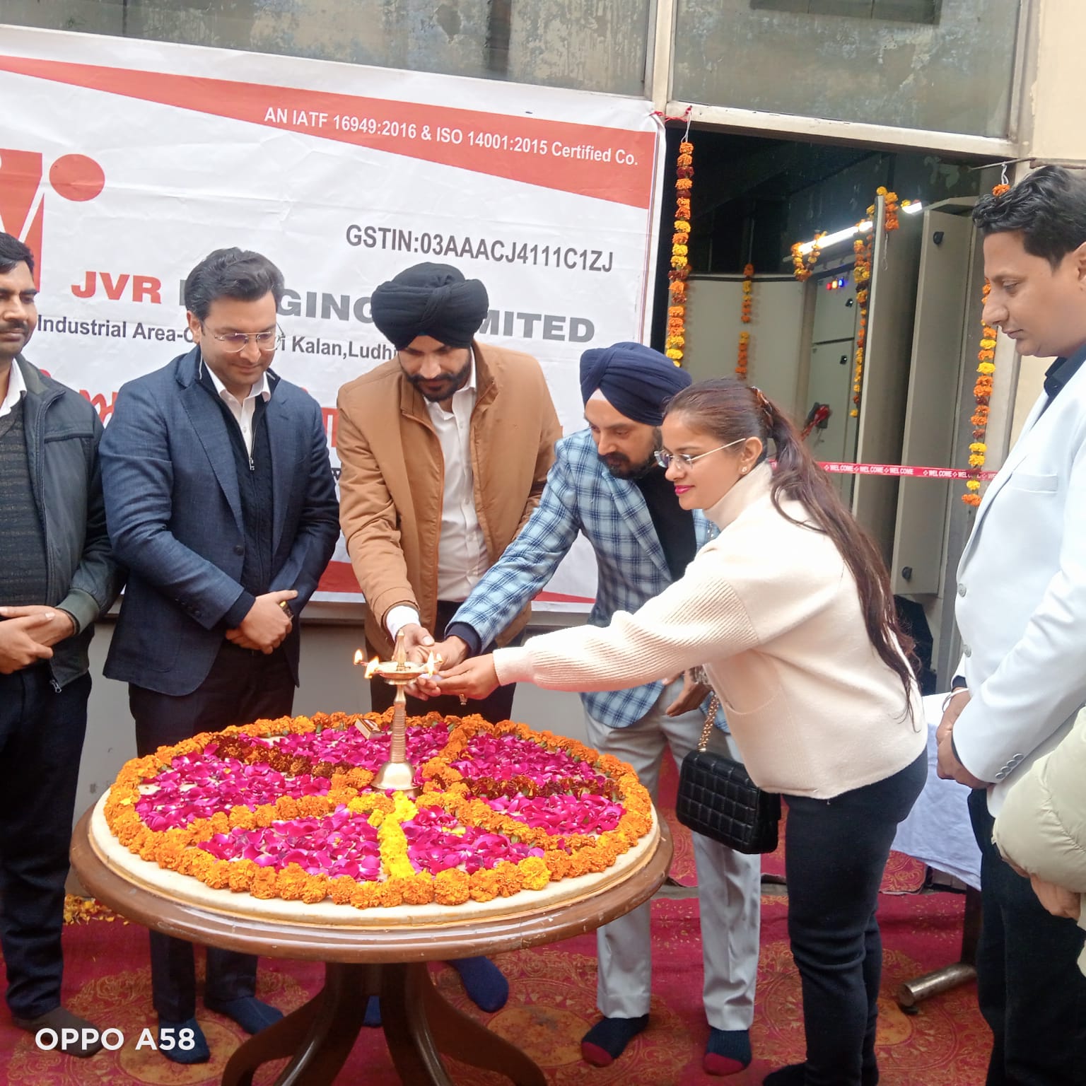 Inauguration ceremony JVR 1 MW plant 