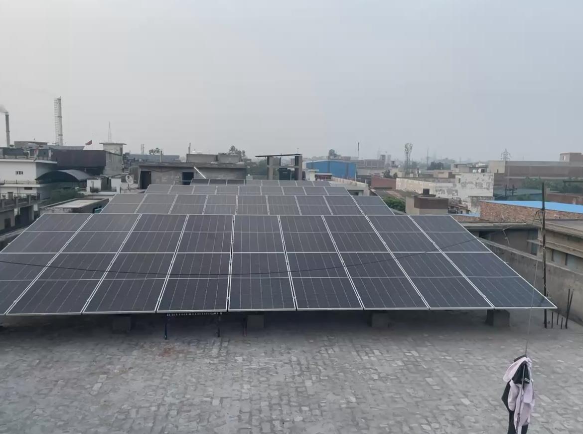 Batra Polypack 110 KW solar Roof Top Power Plant